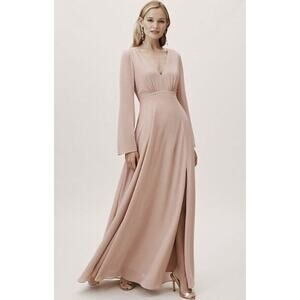 Anthropologie BHLDN Doria Chiffon Maxi Dress Womens Size 16 NWT $330